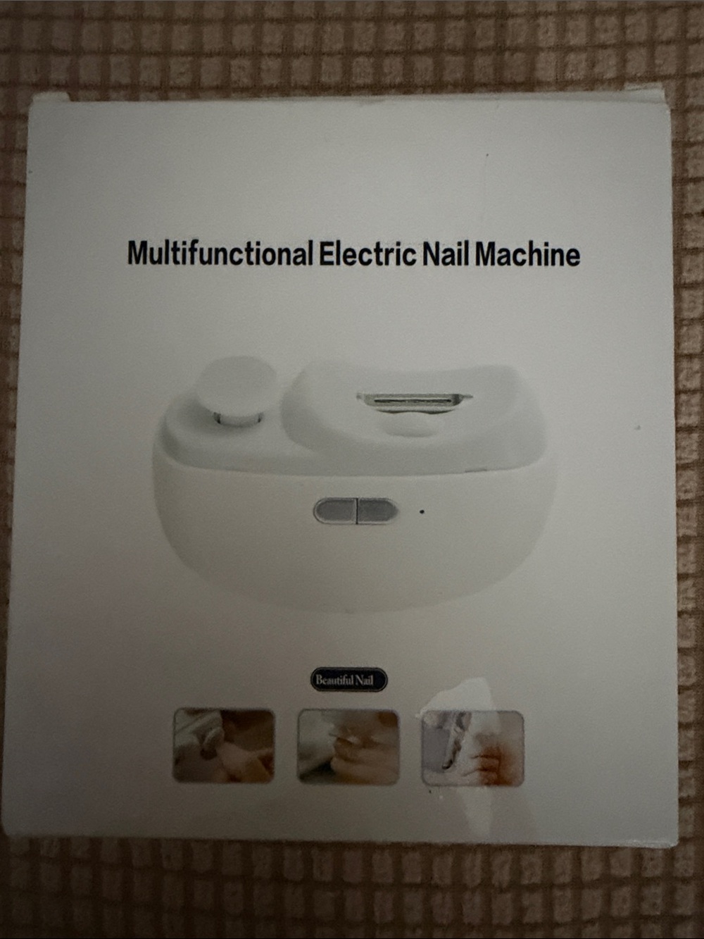 Multifunctional Electric Nail Machine - White